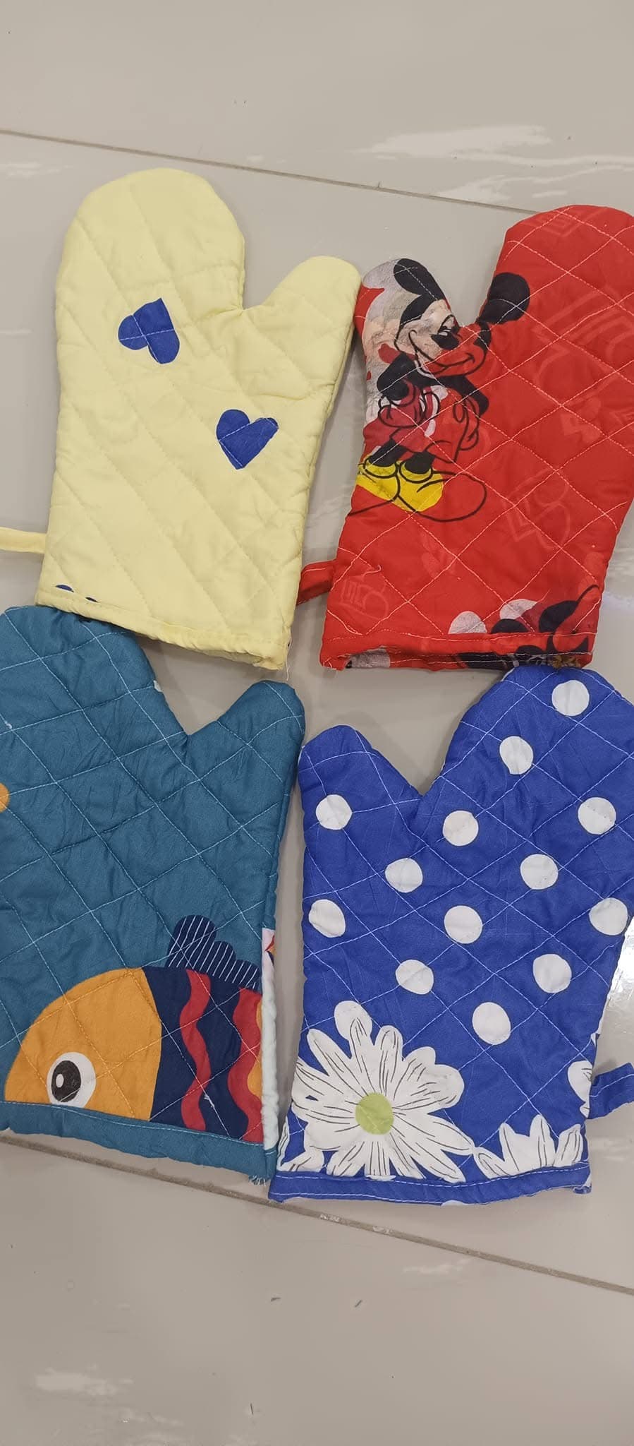 Printed Oven Glove Pair